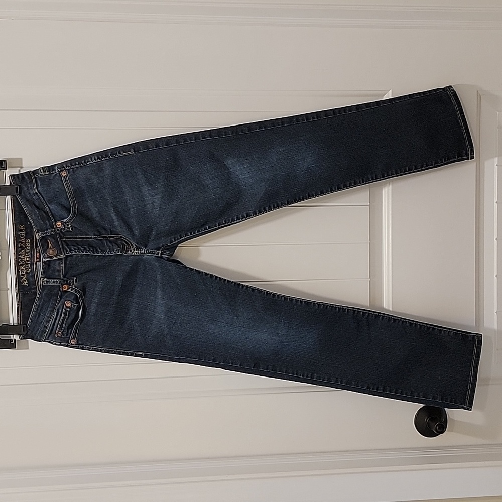 American Eagle Outfitters Extreme Flex Slim Straight Jeans Size 26x28 - Picture 7 of 11
